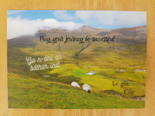 Load image into Gallery viewer, A postcard with an Irish blessing.