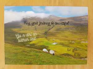 A postcard with an Irish blessing.