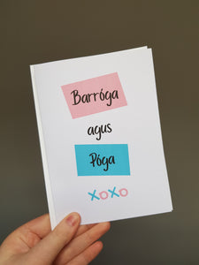 Gaeilge Card: Hugs and Kisses*
