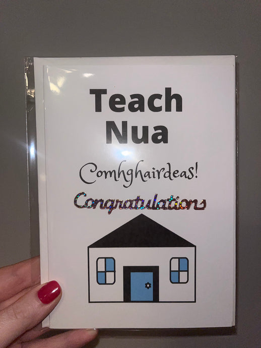 Gaeilge Card: New House