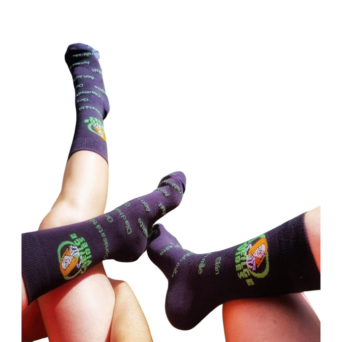 Irish Language socks.